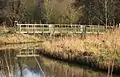 Second crossing, as channel forms, Redgrave Fen