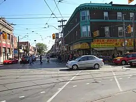Chinatown East in Riverdale, centred around Gerrard Street and Broadview Avenue.