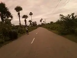 Road at Jami village
