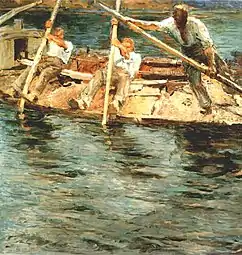 Dredging the Elbe (1905)