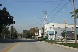 Looking north in Rockwood on County R