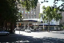 ANCAP filling station next to the headquarters