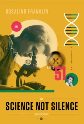 Rosalind Franklin is one of the women featured in Beyond Curie - a portrait series of women in STEM.