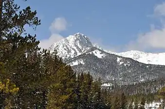 Ross Peak, Bridger Range, April 2010