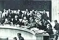 al-Khatib delivering a speech to the UN Security Council in 1968