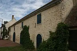 An old barn in the centre of the village