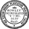 Official seal of Rowley, Massachusetts