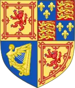 Arms of the Kingdom of Scotland, 1603–1707.[citation needed]