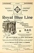 Advertisement for the Royal Blue in the January 1896 issue of McClure's magazine