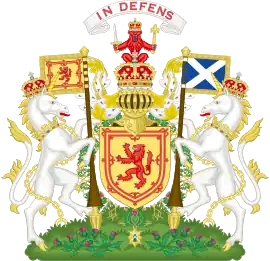 Royal coat of arms of the Kingdom of Scotland