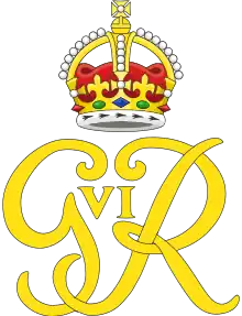 The most common variant of King George VI's cypher