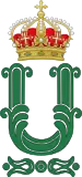 Royal cypher of King Umberto II