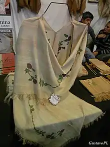 The ruana was a special kind of Muisca mantle, similar to the ponchonote: this is a modern version