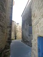 alley behind the church