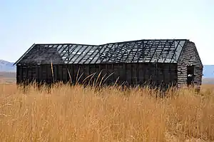 Derelict building at Waterman