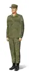 Russian Army field uniform in current EMR camouflage pattern
