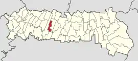Location in Ialomița County