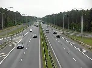 Expressway S5 near Bydgoszcz