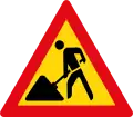 Roadworks area