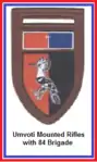 SADF 84 Brigade Umvoti Mounted Rifles Flash