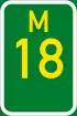 Metropolitan route M18 shield