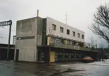Current station building, street front view