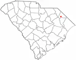Location of Drake, South Carolina
