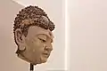 A clay head of the Buddha, Western Xia dynasty, 12th century