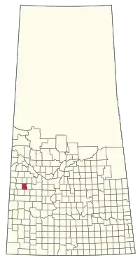 Location of the RM of Mariposa No. 350 in Saskatchewan