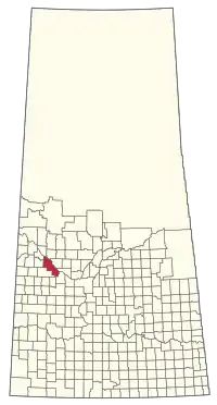 Location of the RM of Battle River No. 438 in Saskatchewan