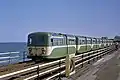 Southend Pier electric train in 1974