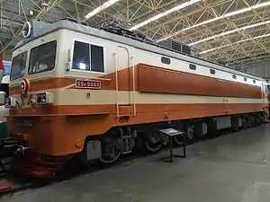 A China Railways SS6 of 1991