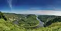 Panoramic View of Saarschleife seen from Cloef