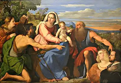 Madonna and Child with Donors