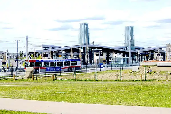 A photo of the Saddletowne Station, Calgary NE
