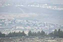 Saffa in the front, Deir Qaddis behind