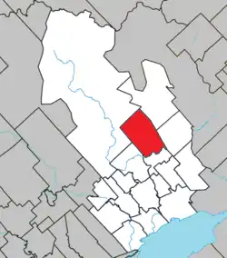 Location within Maskinongé RCM.