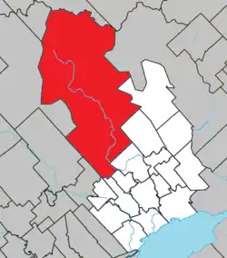 Location within Maskinongé RCM.