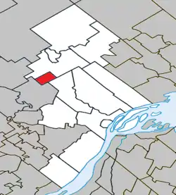 Location within D'Autray RCM.