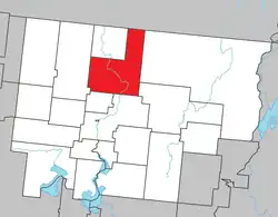 Location within Abitibi RCM.
