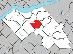 Location within Lotbinière RCM