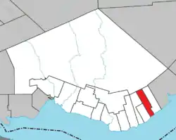 Location within Bonaventure RCM.