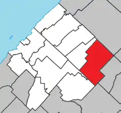 Location within Les Basques RCM