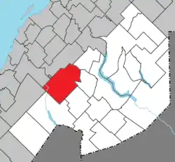 Location within Témiscouata RCM