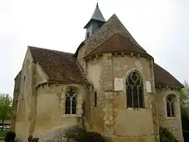 The church of Saint-Georges, in Saint-Jeanvrin