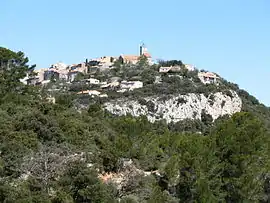 A general view of Saint-Julien-le-Montagnier