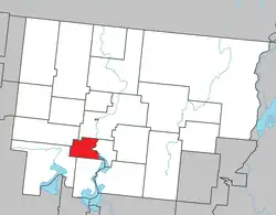 Location within Abitibi RCM.