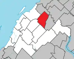 Location within Rivière-du-Loup RCM
