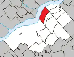 Location within Bécancour RCM