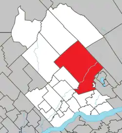 Location within Portneuf RCM